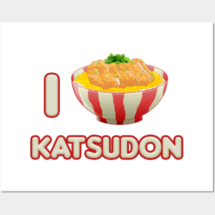 I Love Katsudon Posters and Art